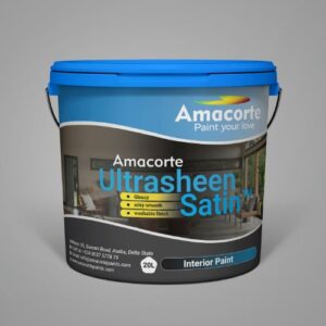Amacorte Ultrasheen Satin - Glossy, silky smooth, washable finish 20Litre