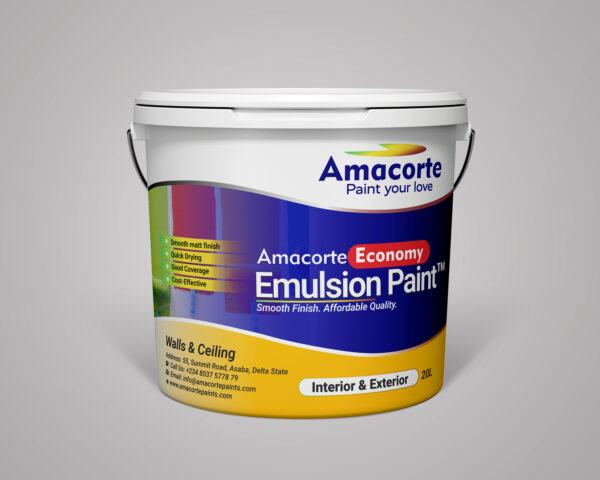 Amacorte Economy Emulsion Paint – 20 Litres